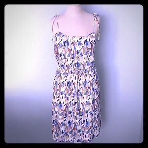 Banana Republic Tie Strap Pleated Dress NWT Size 6